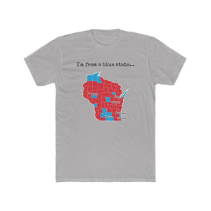 I\'m from a blue state... Wisconsin – Kangaroo North | T-Shirts
